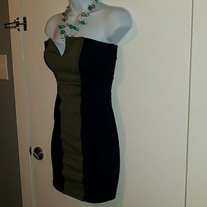 David Lerner Strapless Mini Dress